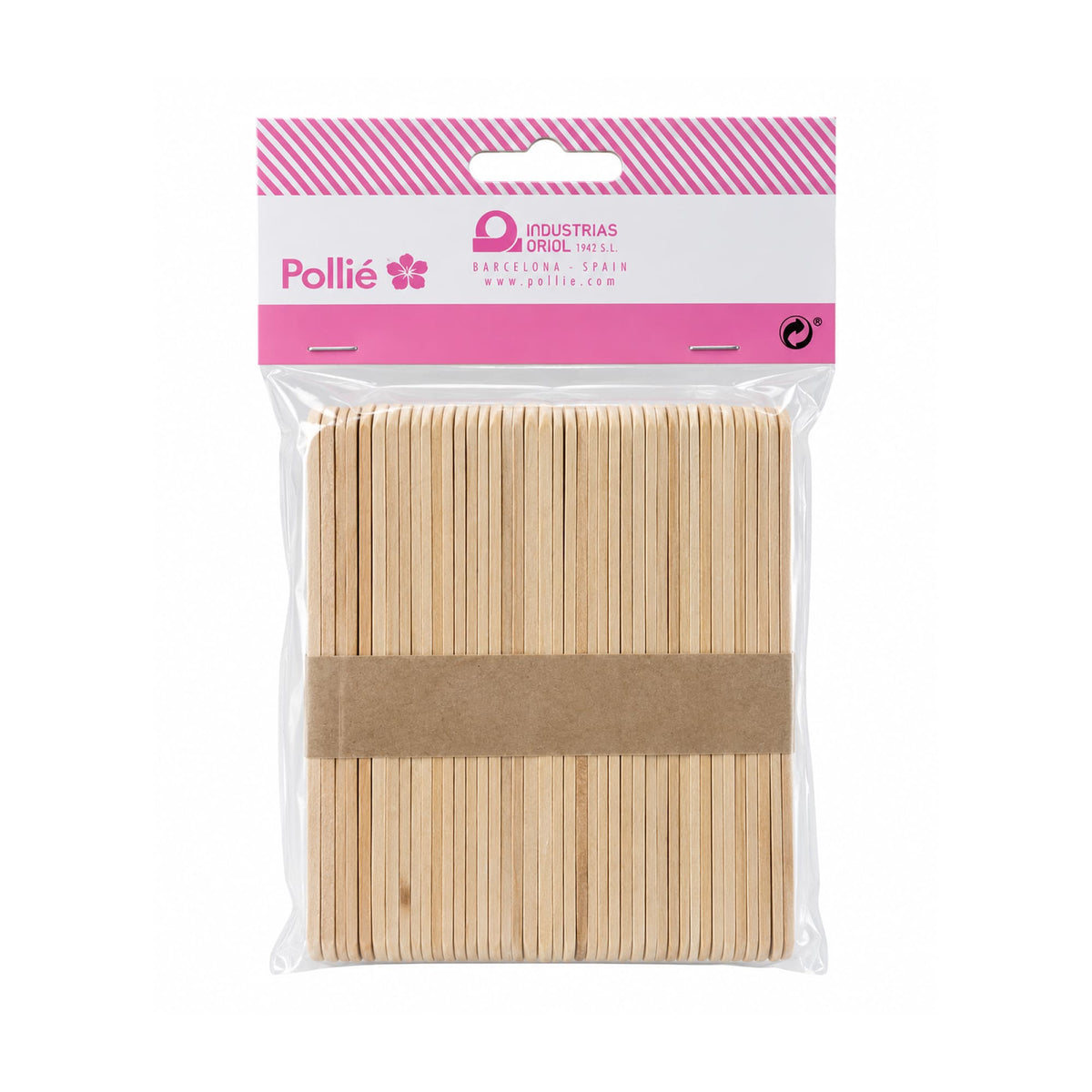 Espátulas de Madera para Cera Pollié 115 mm – 100 uds.