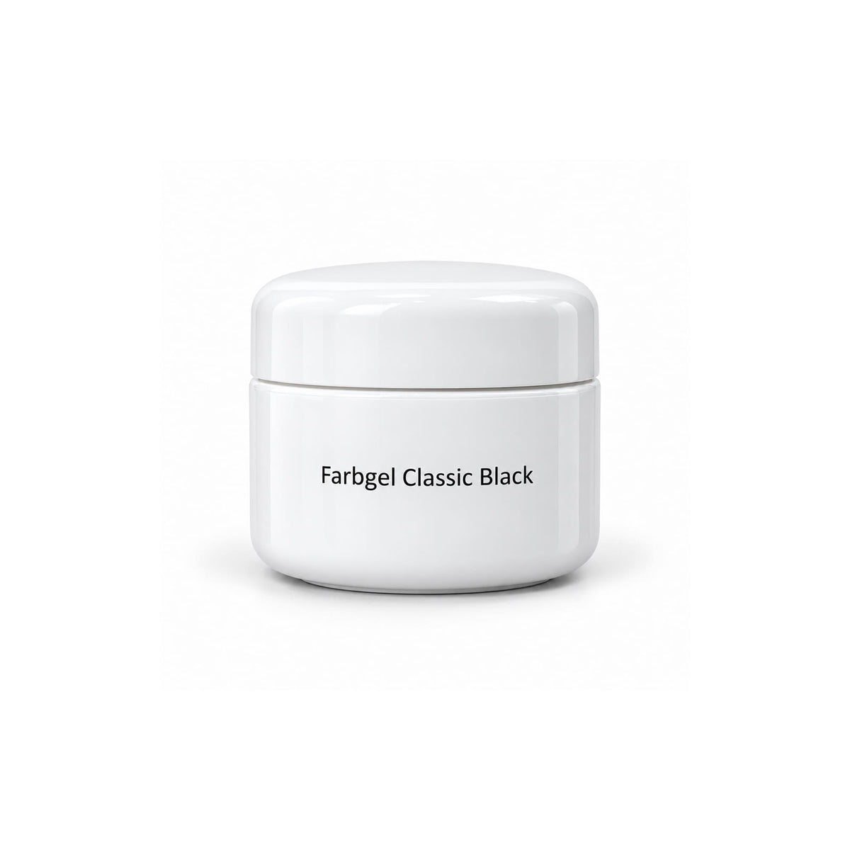 Farbgel Classic Black – Gel de Color Negro para Uñas
