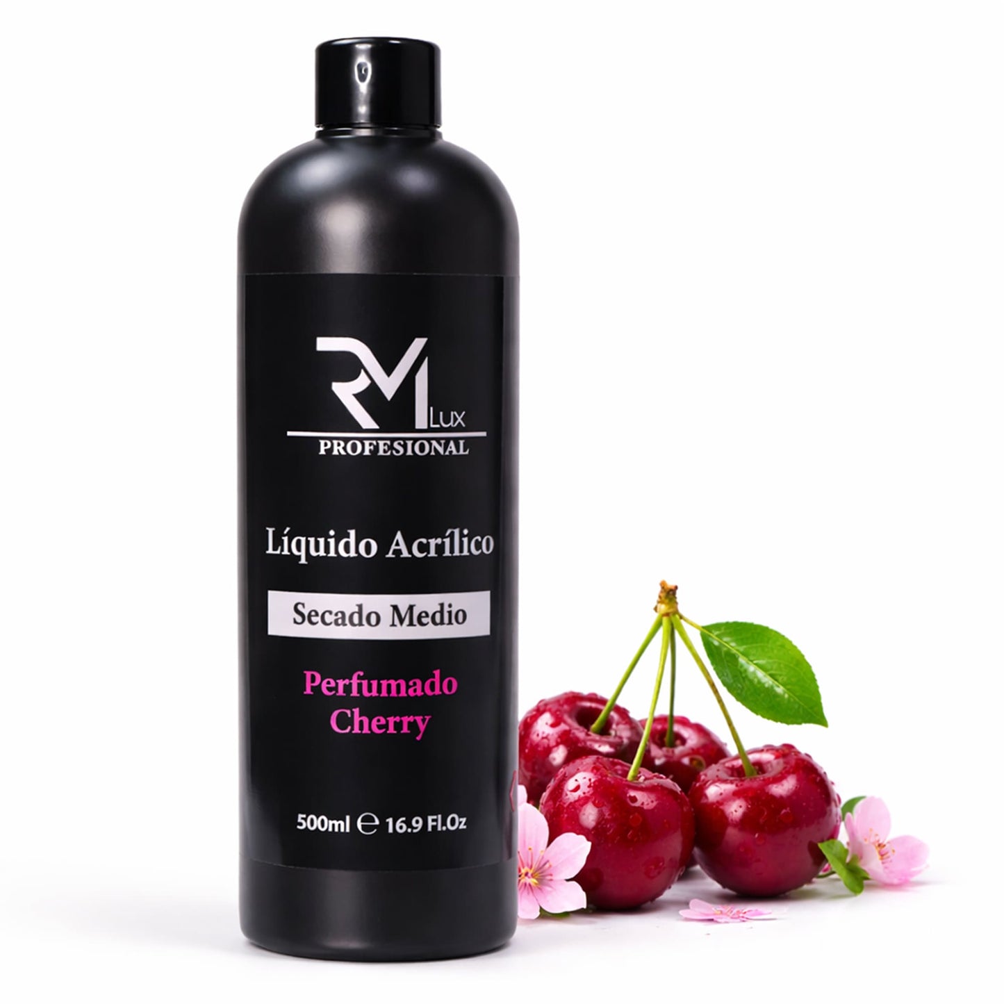 Líquido Acrílico Secado Medio Perfumado Cherry RM Lux