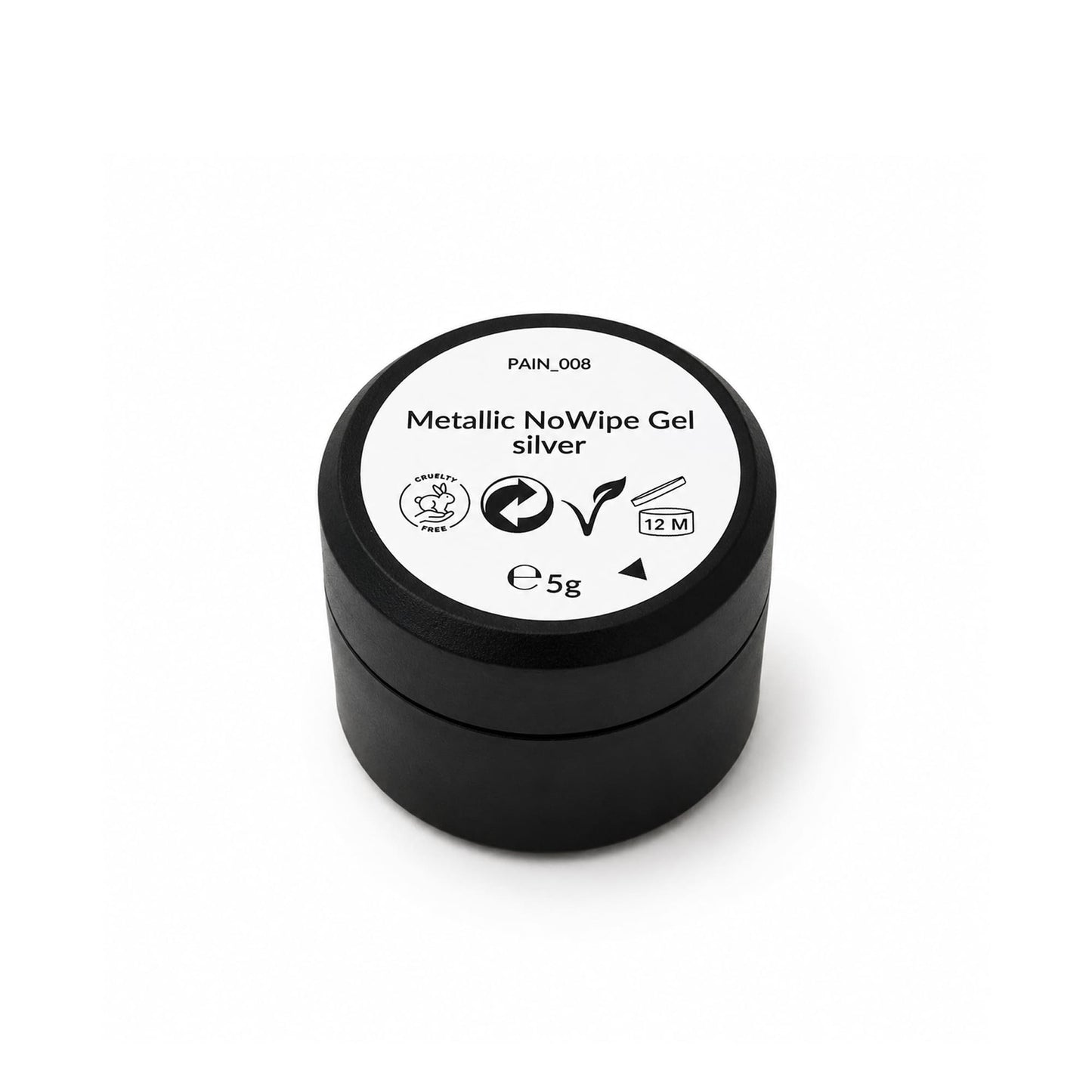 Metallic No Wipe Gel Silver 5g