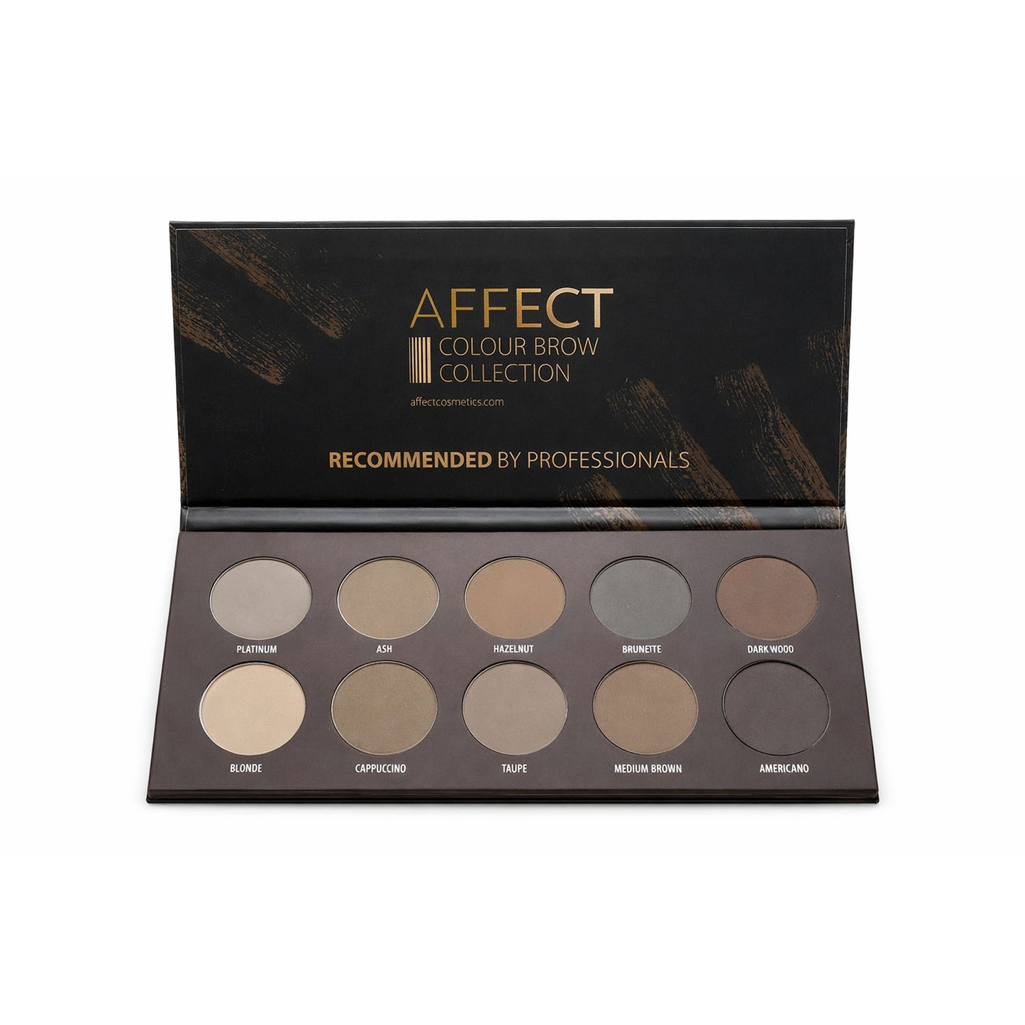Paleta de Cejas AFFECT Colour Brow Collection 10 Tonos