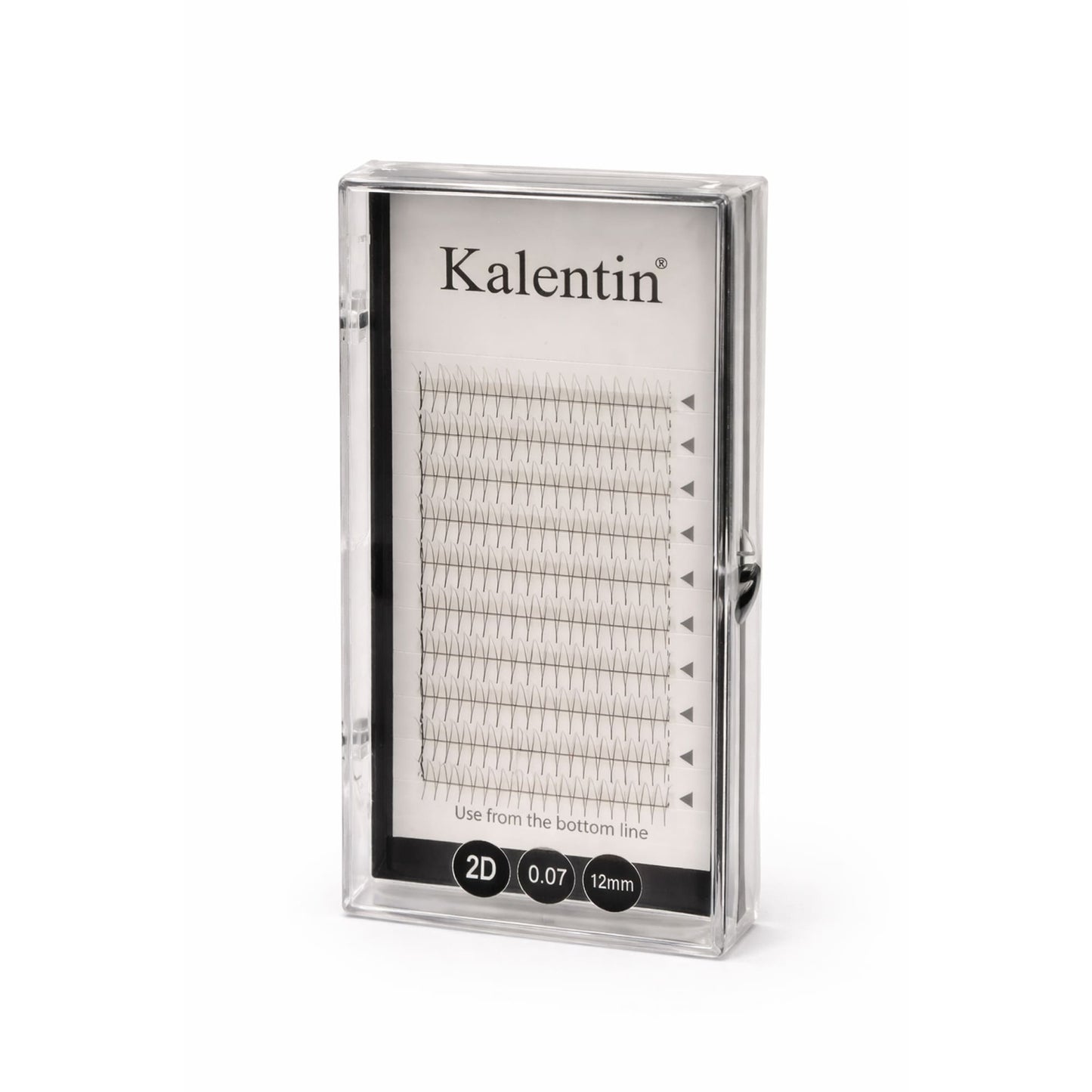 Pestañas Pre-Fanned Kalentin 2D 0.07 para Extensión de Pestañas