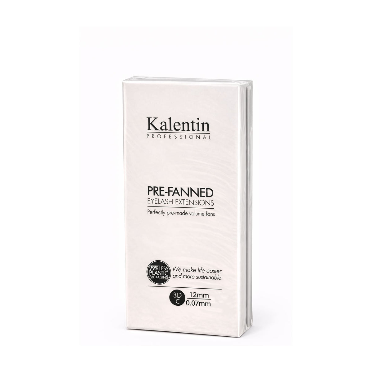Pestañas Pre-Fanned Kalentin Professional 3D C 0.07 mm