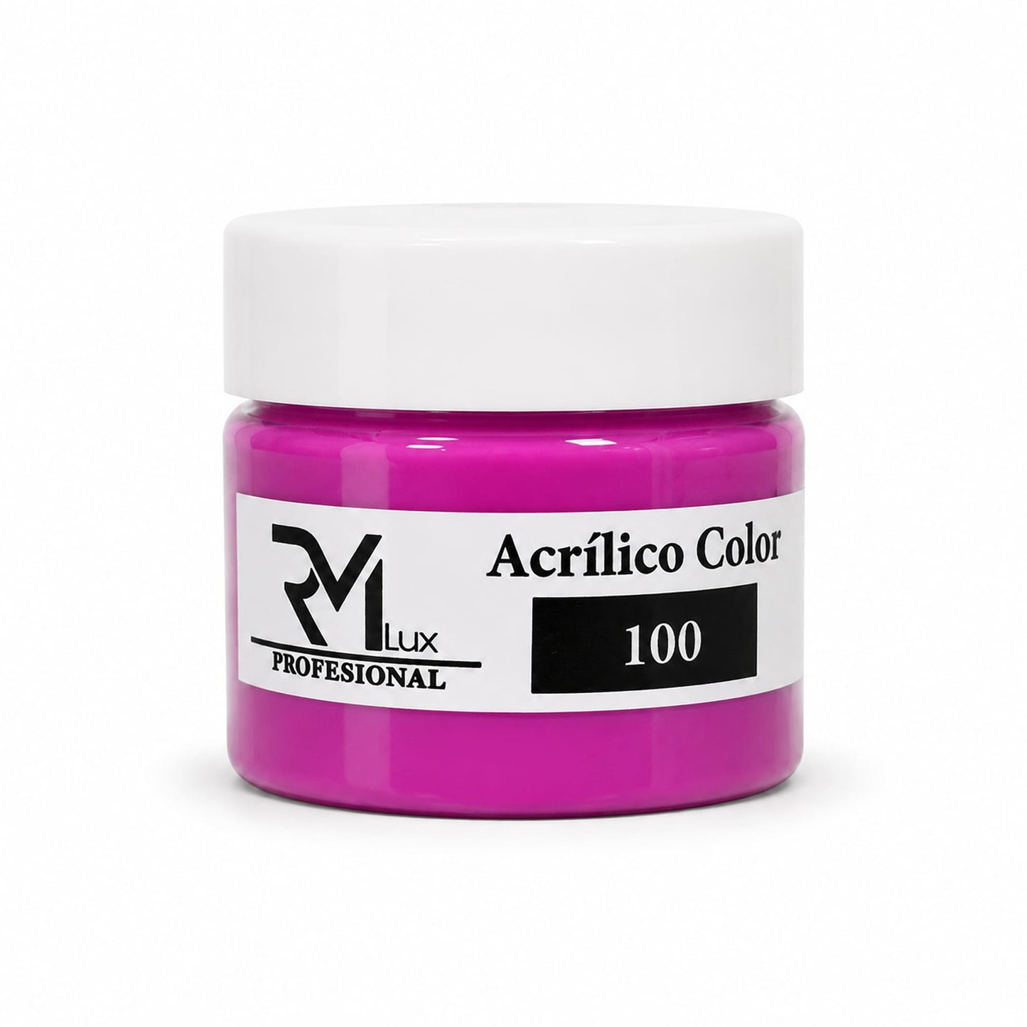 Polvo Acrílico Color 100 Magenta Intenso 10g RM Lux