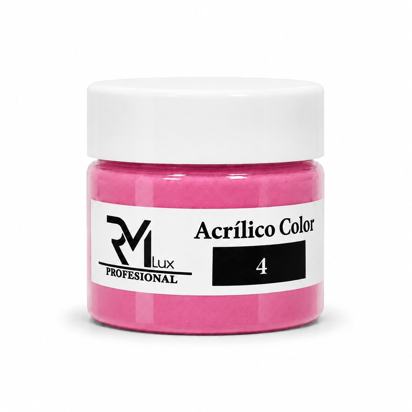 Polvo Acrílico Color 4 Rosa Frambuesa 10g RM Lux