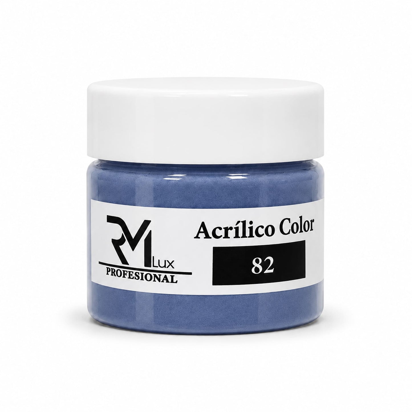 Polvo Acrílico Color 82 Azul Pizarra 10g RM Lux