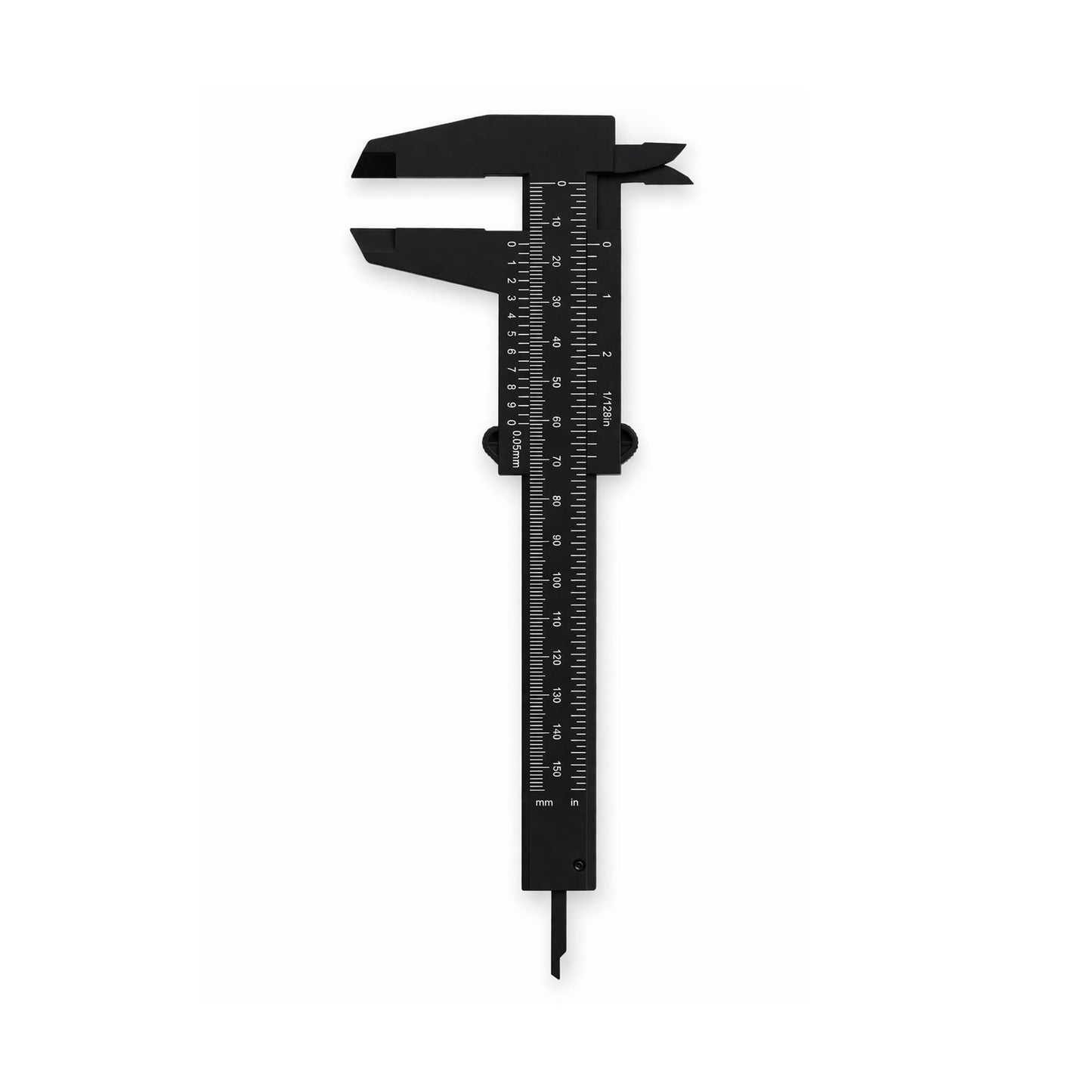 Caliper Vernier Negro 150 mm para Medición de Precisión