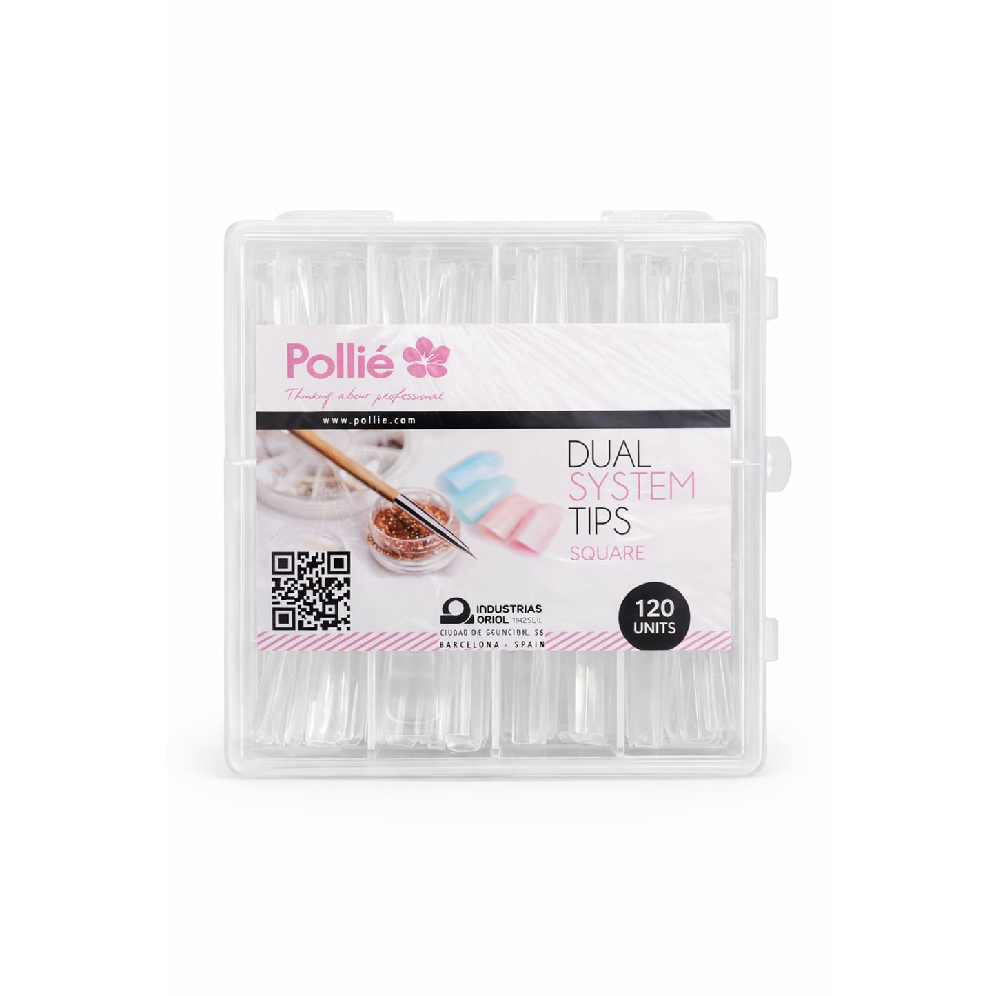 Dual System Tips Reutilizables Pollié Square 120 Uds