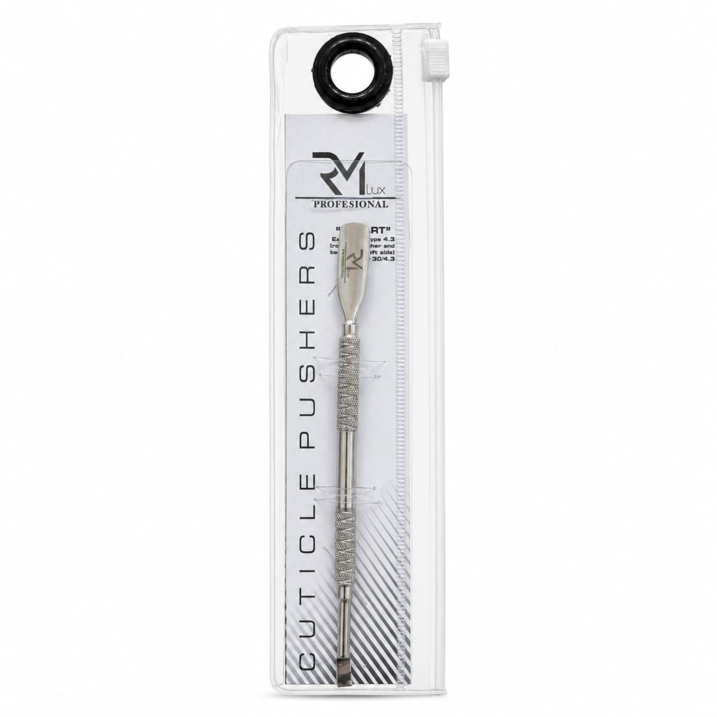 Empujador de Cutículas Doble RM Lux Professional