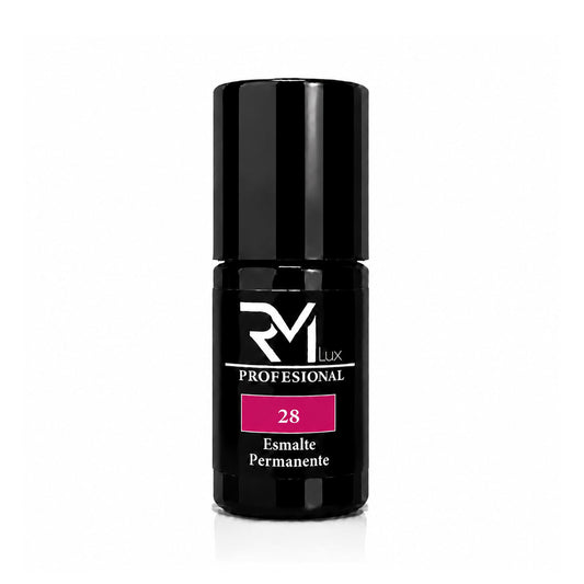 Esmalte Permanente Frambuesa Intenso Nº28 RM Lux