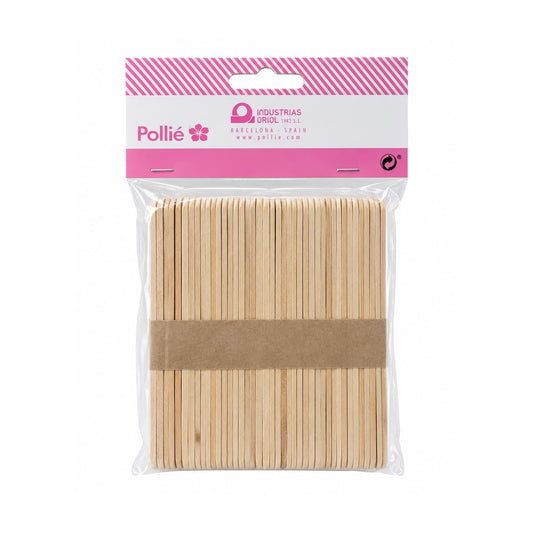 Espátulas de Madera para Cera Pollié 115 mm – 100 uds.