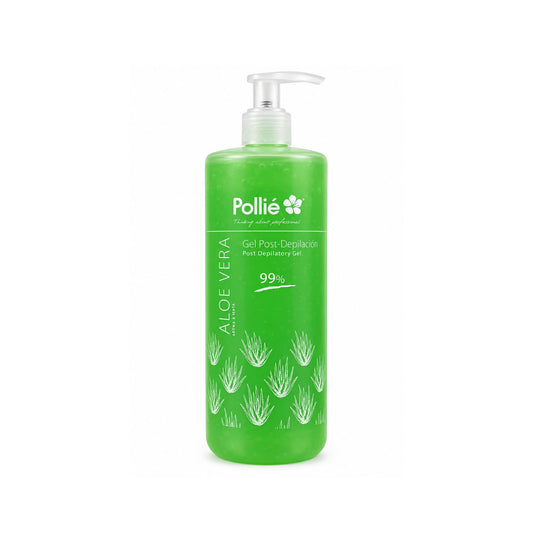 Gel Post-Depilación con Aloe Vera 99% Pollié 500 ml
