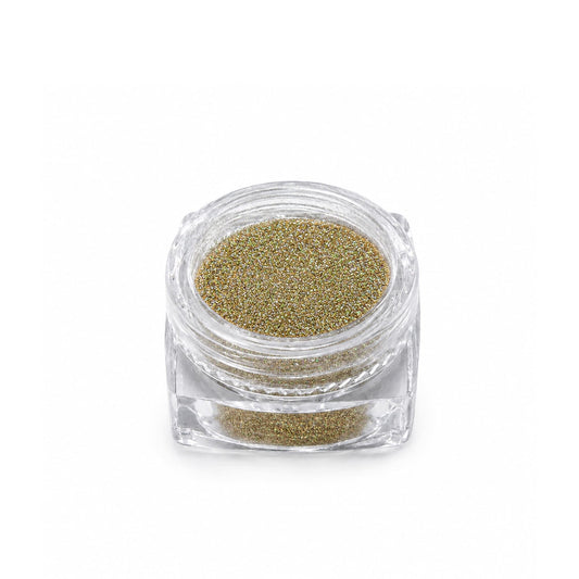 Glitter Fino para Uñas Dorado Iridiscente