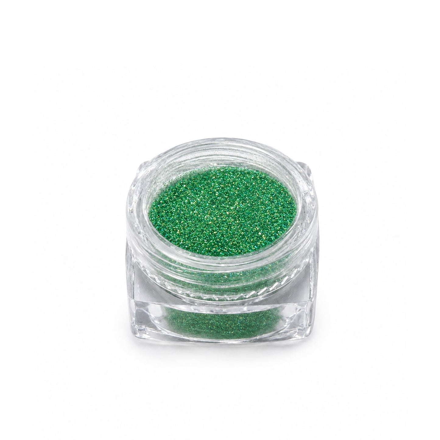 Glitter Fino para Uñas Verde Iridiscente