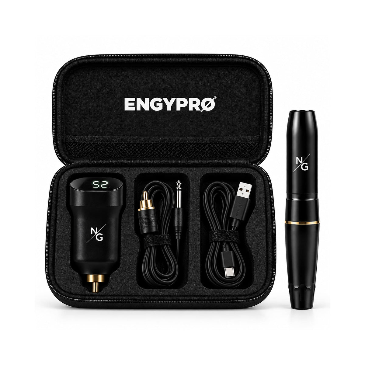 Kit de Micropigmentación Inalámbrico N/G ENGYPRO con Batería Externa EKM011