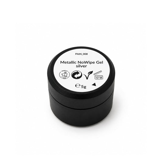 Metallic No Wipe Gel Silver 5g