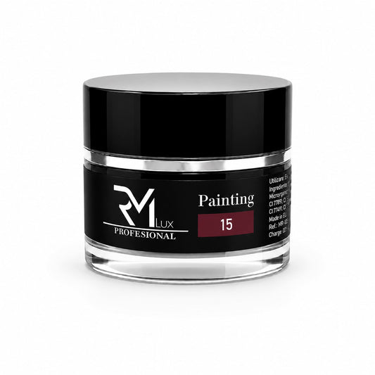 Painting Gel RM Lux Nº15 Burdeos Oscuro