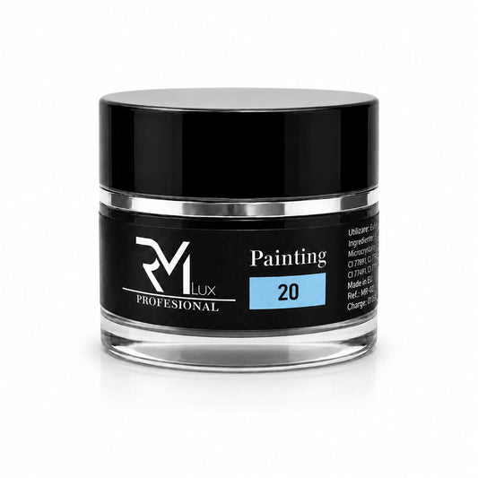 Painting Gel RM Lux Nº20 Azul Pastel