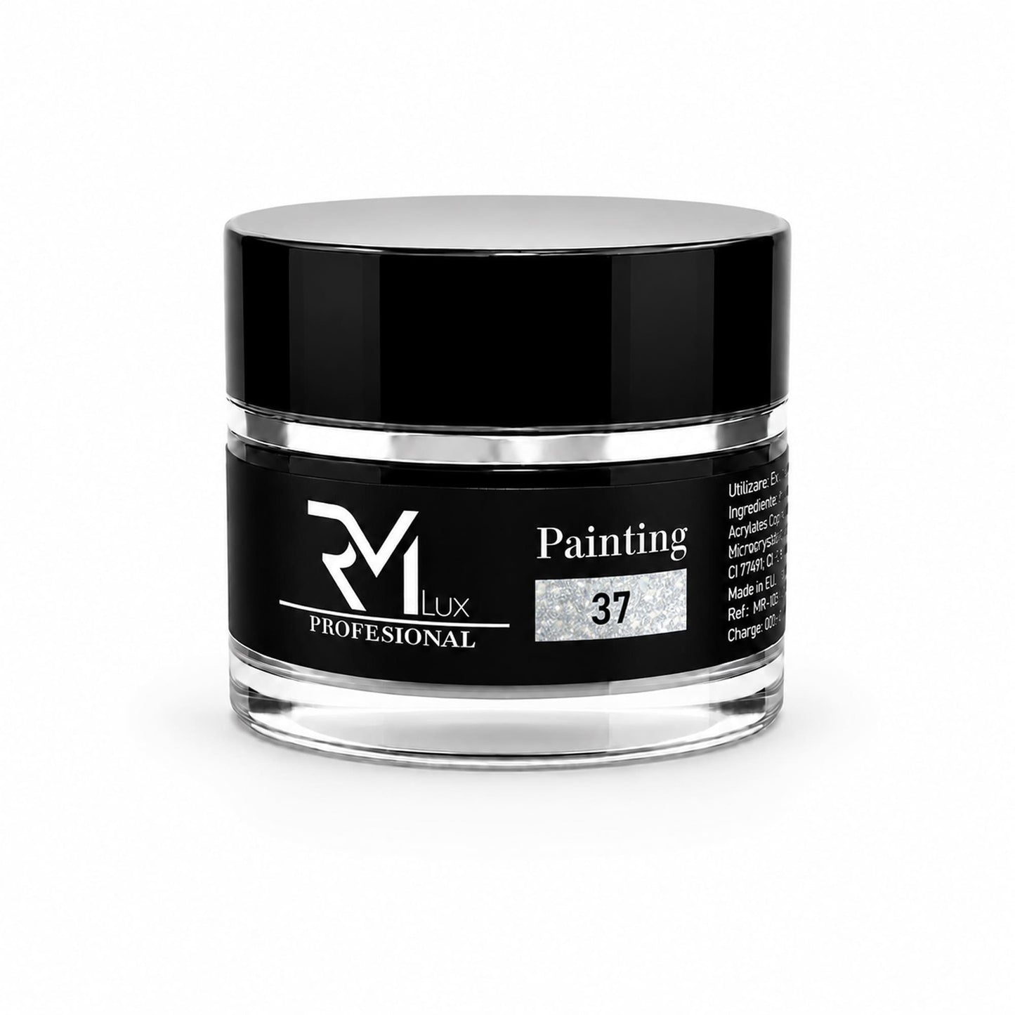 Painting Gel RM Lux Nº37 Plata Glitter