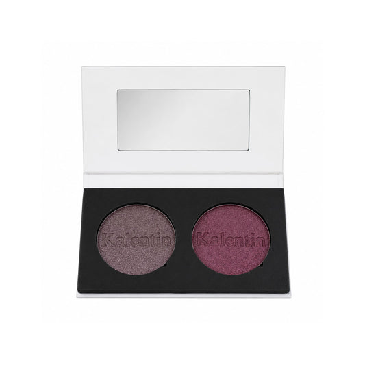 Paleta Dúo de Sombras de Ojos Kalentin – Malva y Ciruela