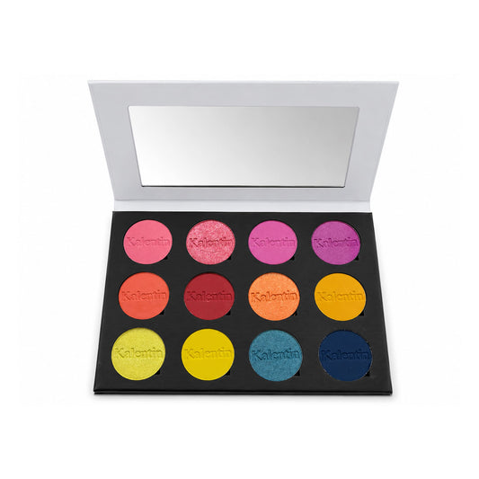 Paleta de Sombras Kalentin Multicolor – 12 Tonos