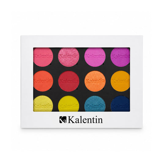 Paleta de Sombras Kalentin Multicolor – 12 Tonos