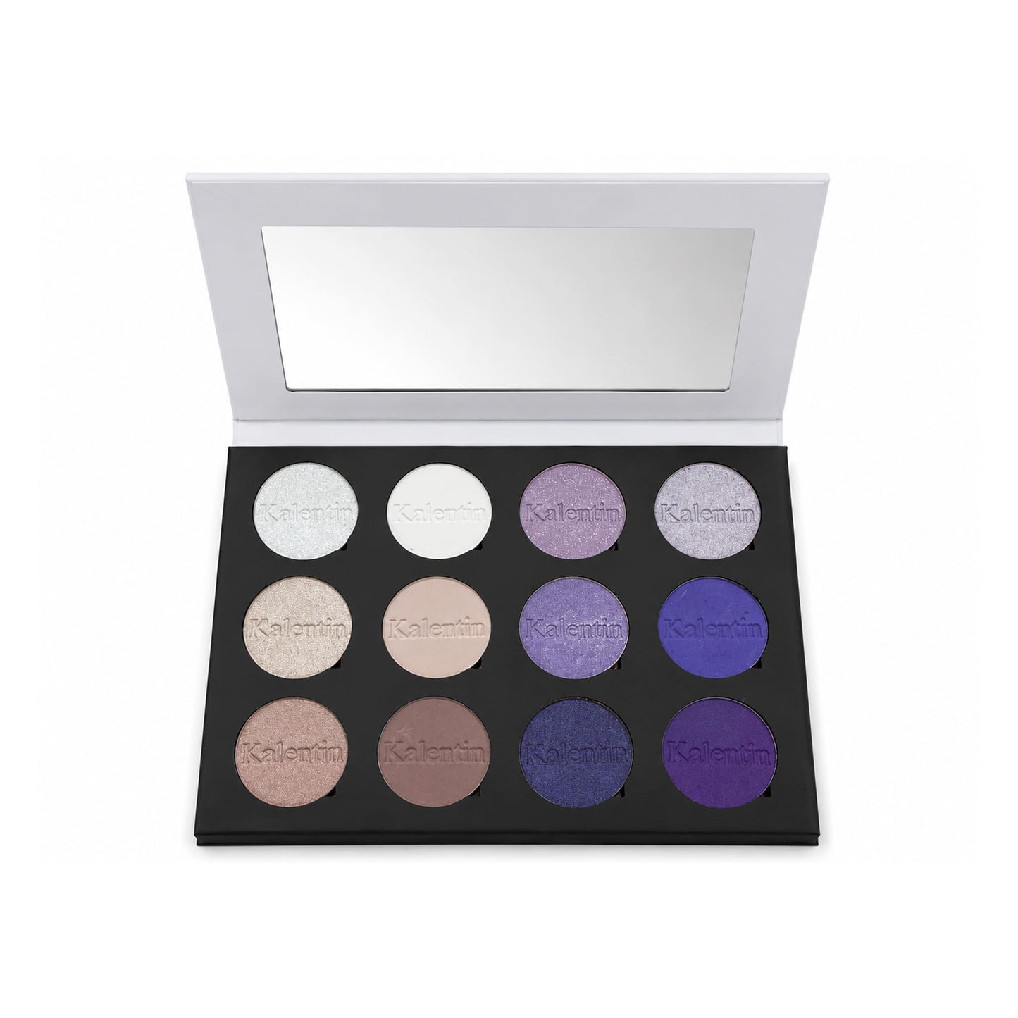 Paleta de Sombras Kalentin Nude y Morado – 12 Tonos