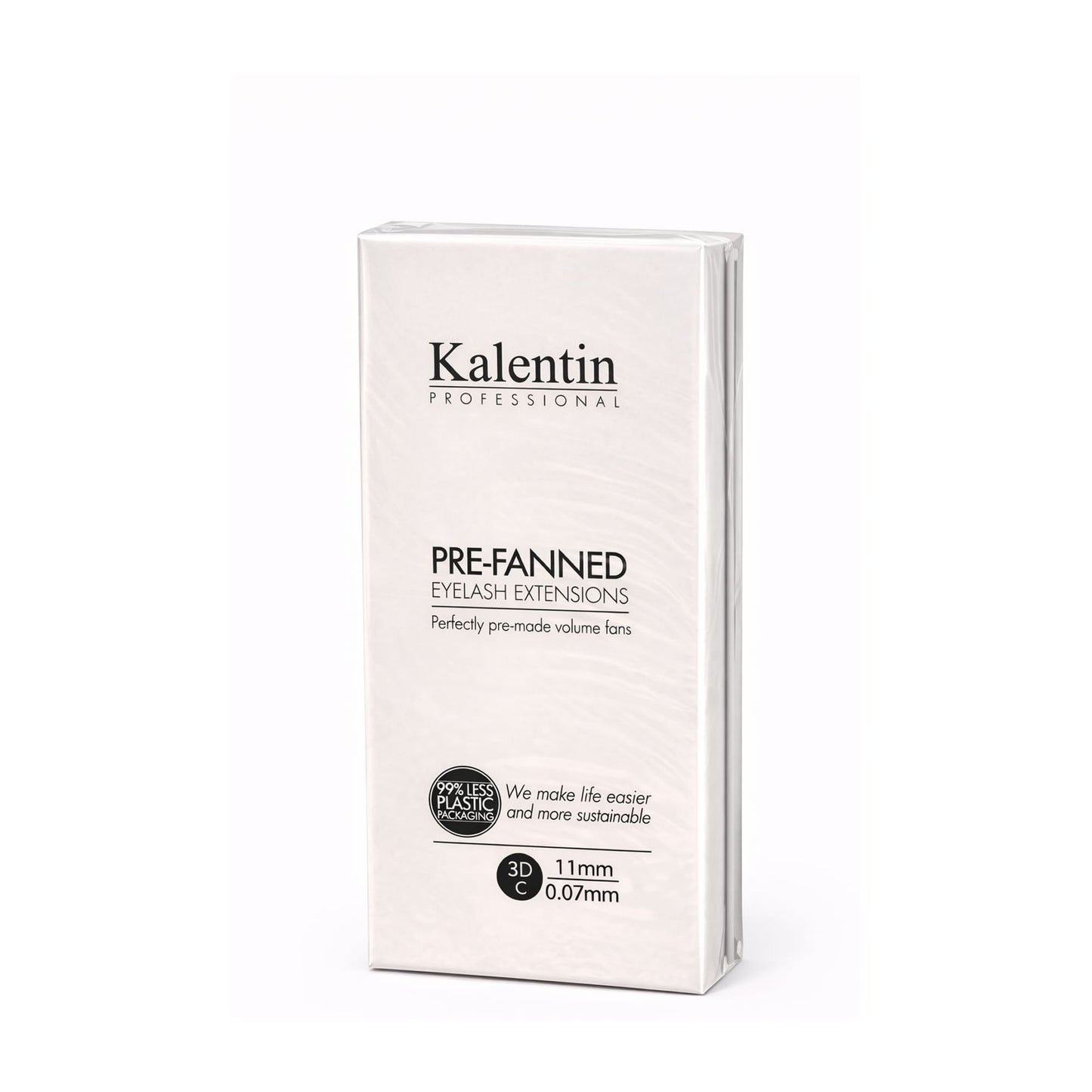 Pestañas Pre-Fanned Kalentin Professional 3D C 0.07 mm