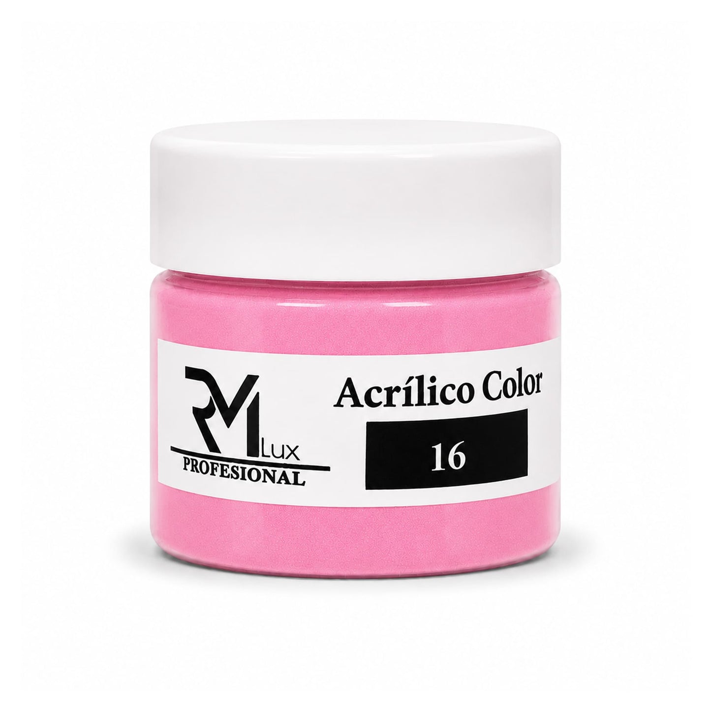 Polvo Acrílico 16 Rosa Pastel Intenso 10g RM Lux