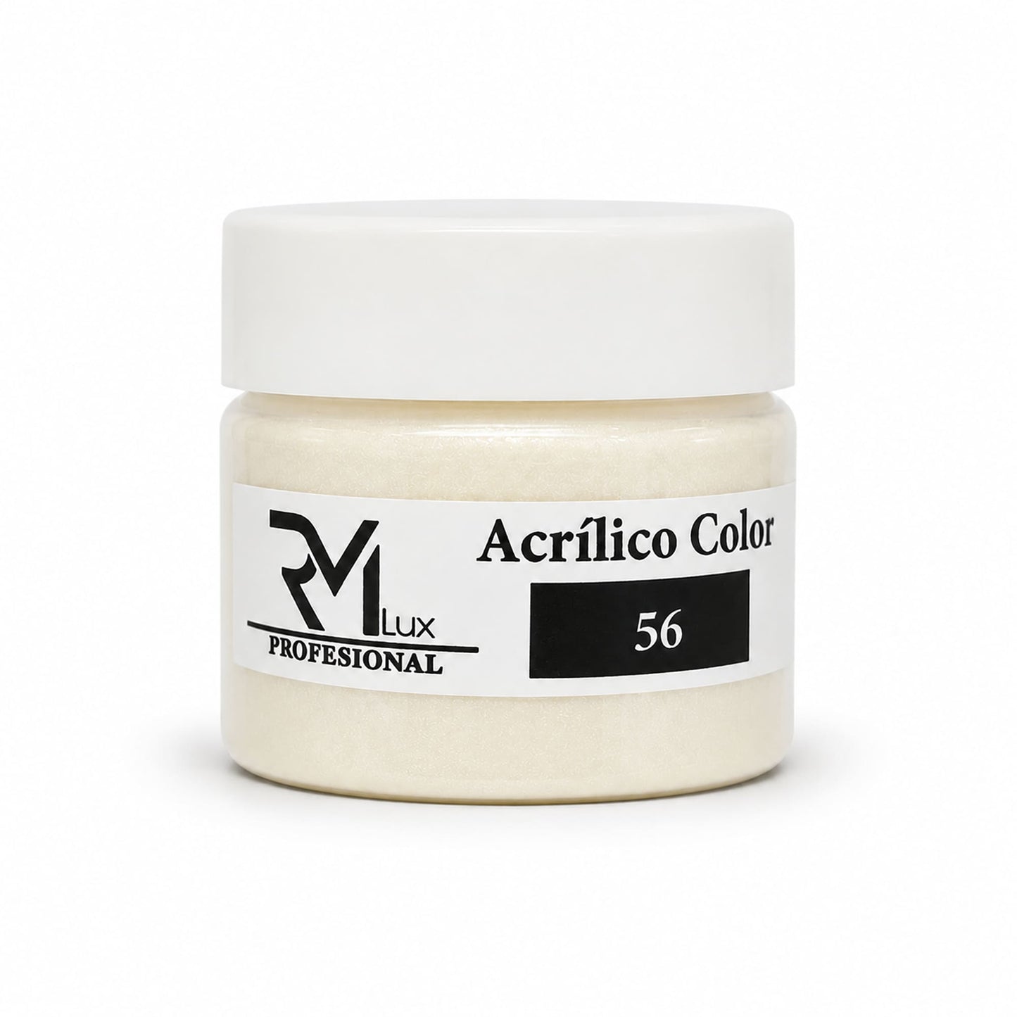 Polvo Acrílico Color 56 Marfil Lechoso 10g RM Lux