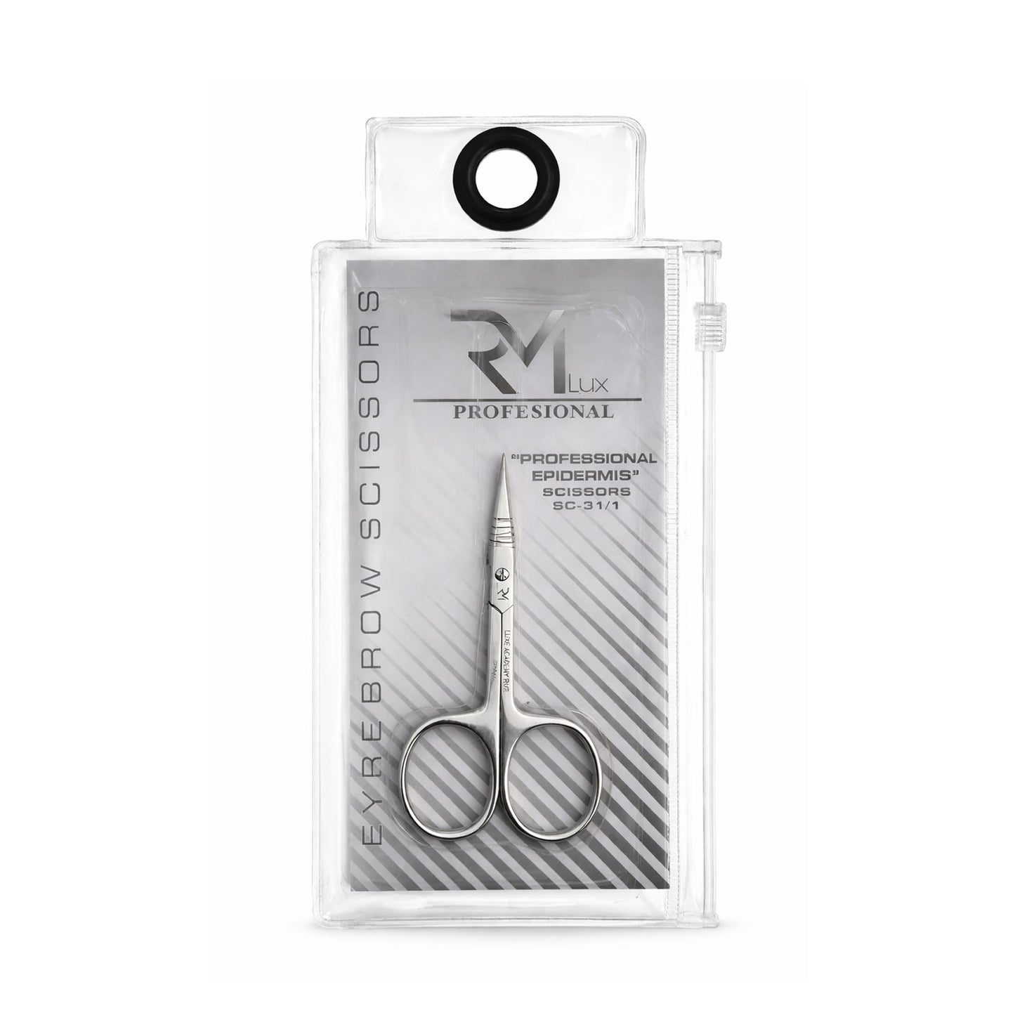 Tijeras para Depilación de Cejas RM Lux Professional