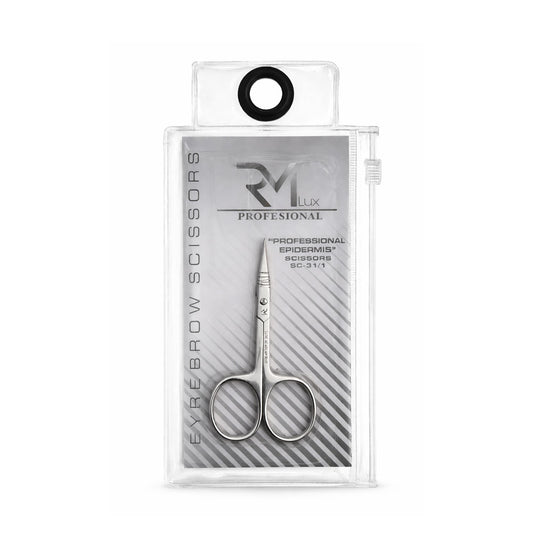 Tijeras para Depilación de Cejas RM Lux Professional