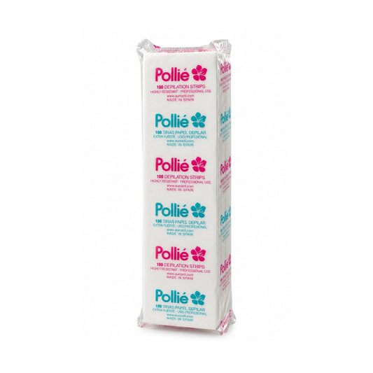 Tiras de Papel para Depilación Extra Fuerte Pollié
