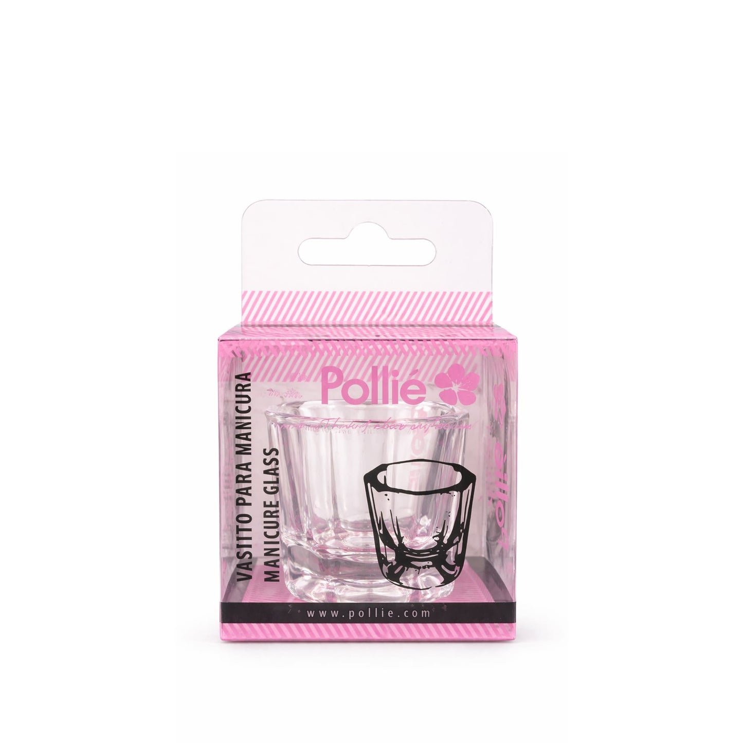 Vasito de Cristal para Manicura Pollié